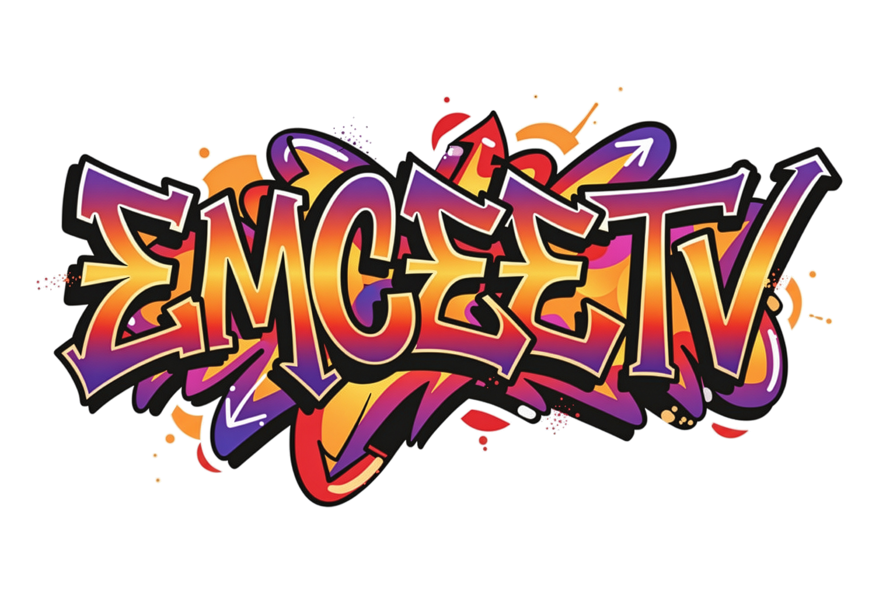 EmceeTV graffiti logo